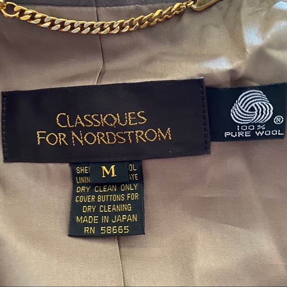 Classiques for Nordstrom Sanyo M Wrap Blazer Wool - Picture 5 of 7